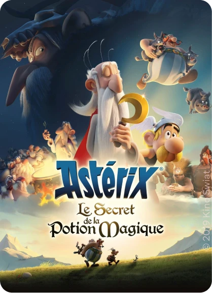 Poster of the animated movie Asterix and Obelix: The Secret of the Magic Potion