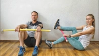 СПИНА БУДЕ РІВНА! Вправи Для Спини ВДОМА З Гімнастичною ПАЛИЦЕЮ Для Дітей