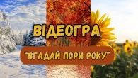 Відеогра "Вгадай пори року"