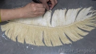 Cover the threads with glue like I did! I did it and sold it profitably! Idea for business,brilliant