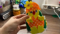 Великодній декорКурчатко в кошичкуEaster Decoration/DIY