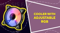 Cooler with adjustable RGB