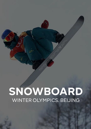 Snowboard. Winter Olympics. Beijing