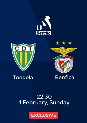 Tondela — Benfica