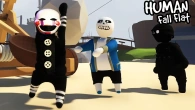 Марионетка Фиолетовый человек и Санс Угарное прохождение  Human Fall Flat
