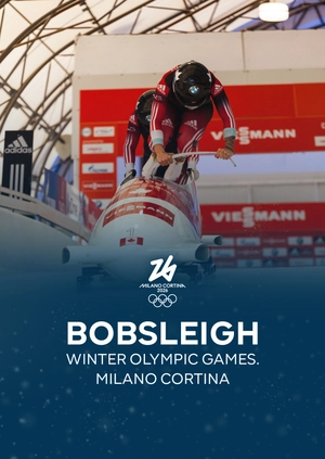 Bobsleigh. Winter Olympic Games. Milano Cortina