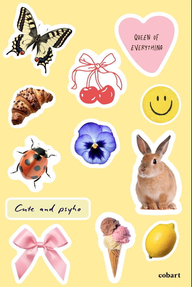 Стікерпак 3Д «Lemon curd»