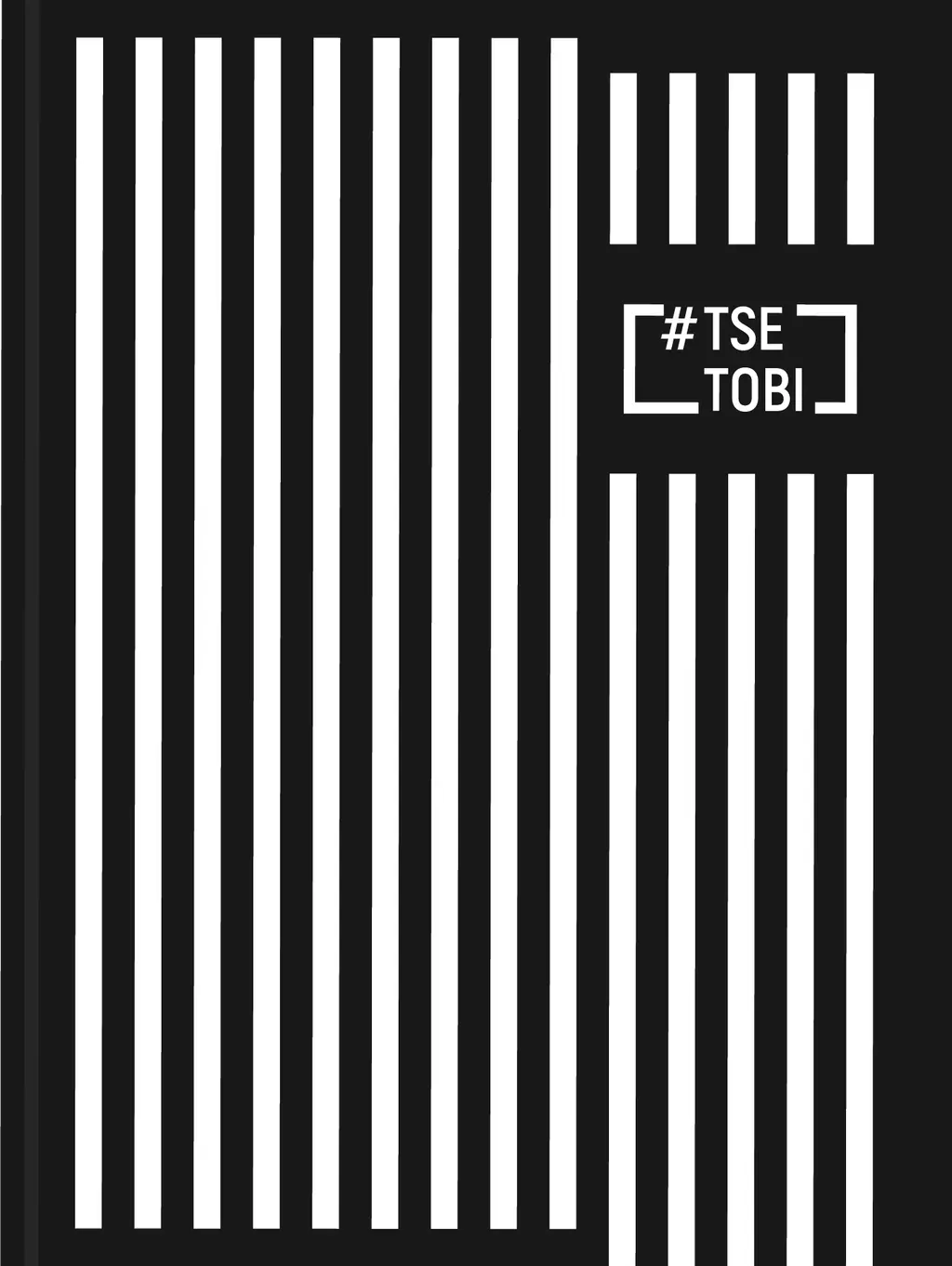 Обкладинка "Планер TSE TOBI з чорними сторінками"