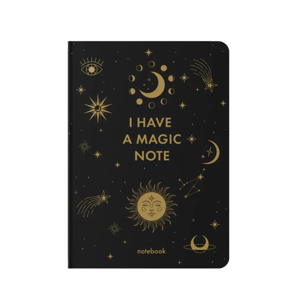 Обкладника "Блокнот "I have MAGIC plan" чорний" Обкладинка "Блокнот "I have MAGIC plan" чорний"