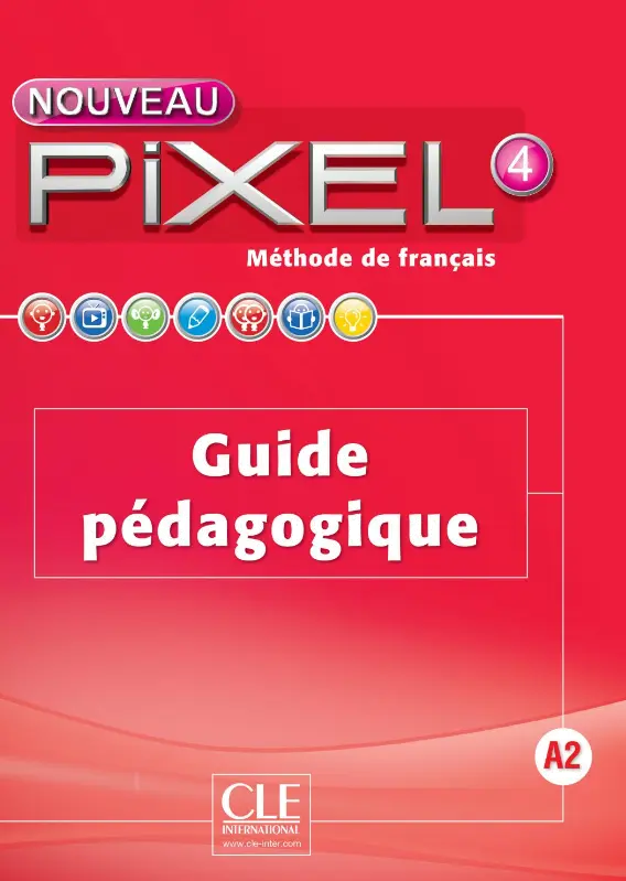 Обкладинка "Pixel Nouveau 4. Guide pédagogique"