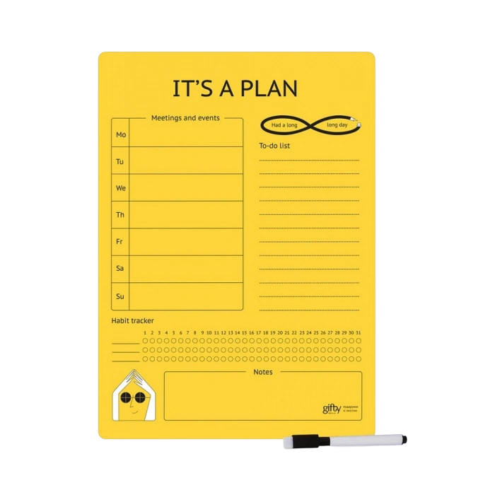 Магнітний планер «It's a plan»