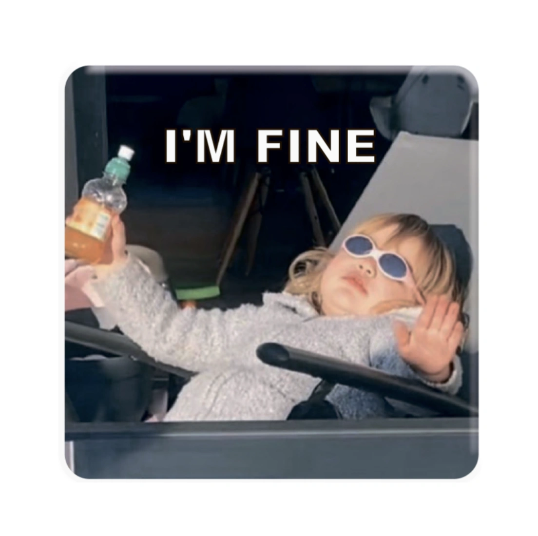 3D стікер «I'm fine»