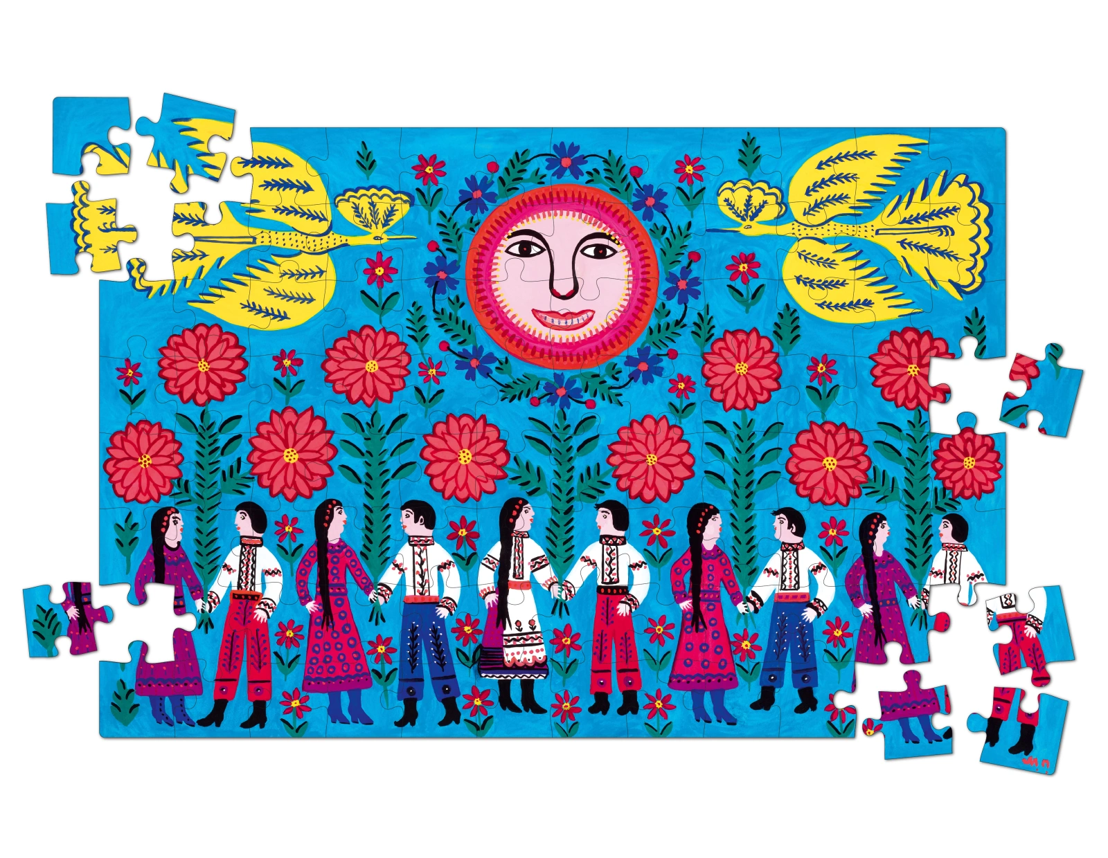 Пазл дерев'яний «Наша Армія, наші хранителі» Марія Примаченко