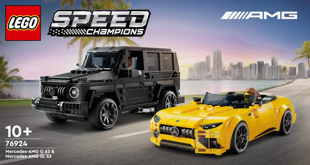 Обкладинка "Конструктор LEGO Mercedes-AMG G 63 і Mercedes-AMG SL 63"