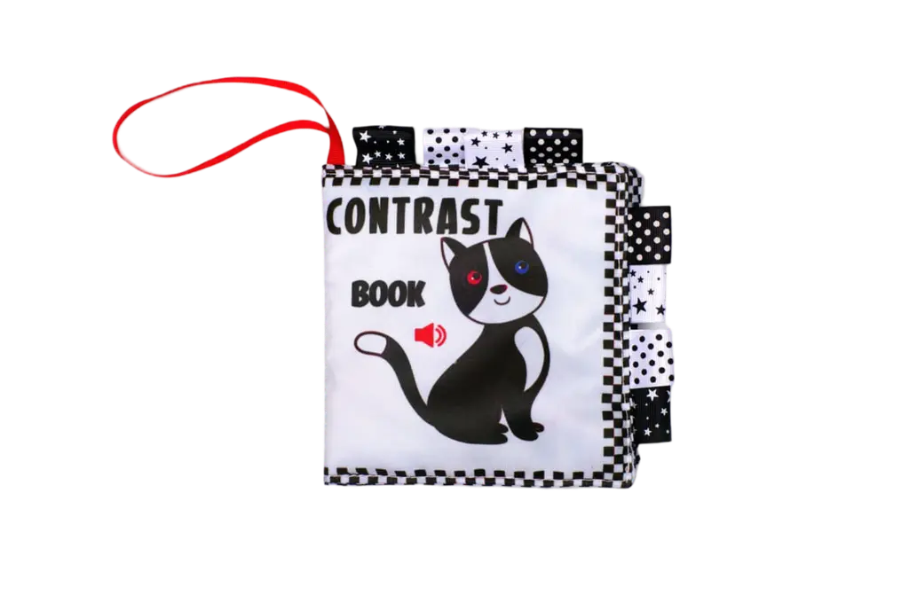 Обкладинка "Контрастна книжка «Котик - Contrast book»"