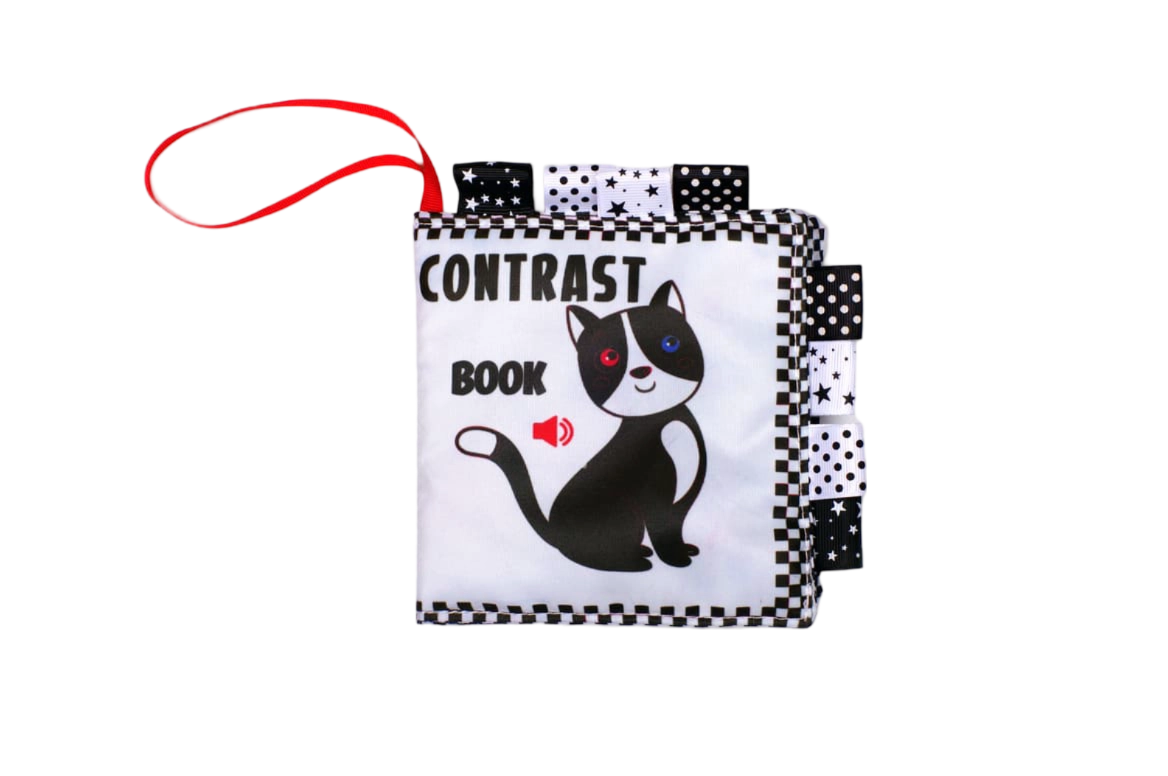 Контрастна книжка «Котик - Contrast book»