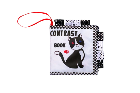 Контрастна книжка «Котик - Contrast book»