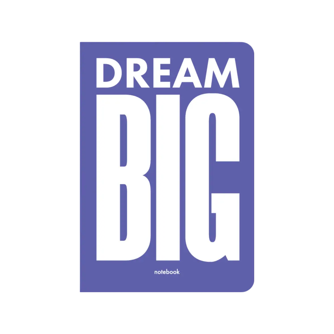Блокнот "Dream BIG" фіолетовий
