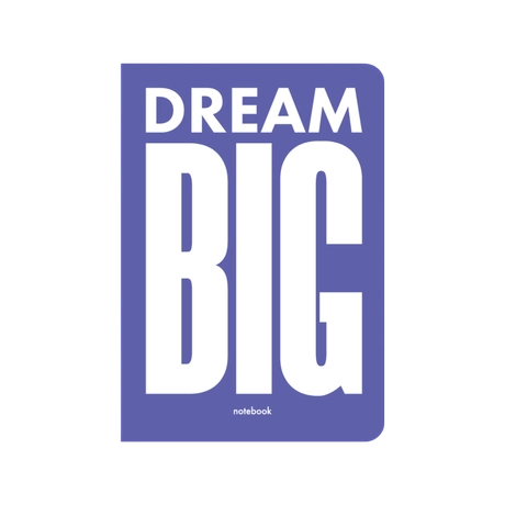 Блокнот "Dream BIG" фіолетовий