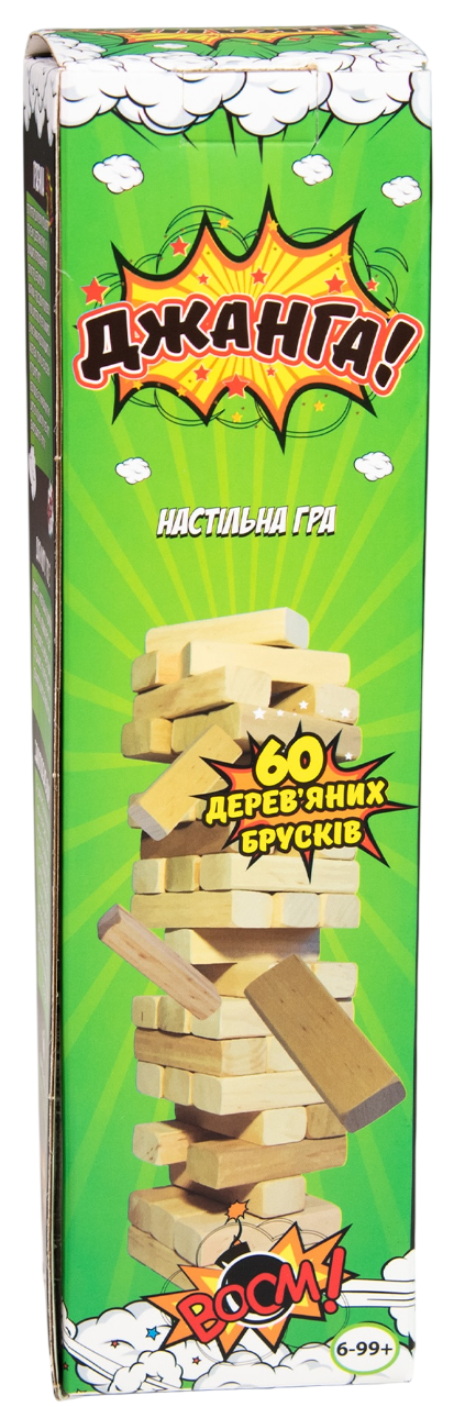 Розважальна гра "Дженга 60 брусків"