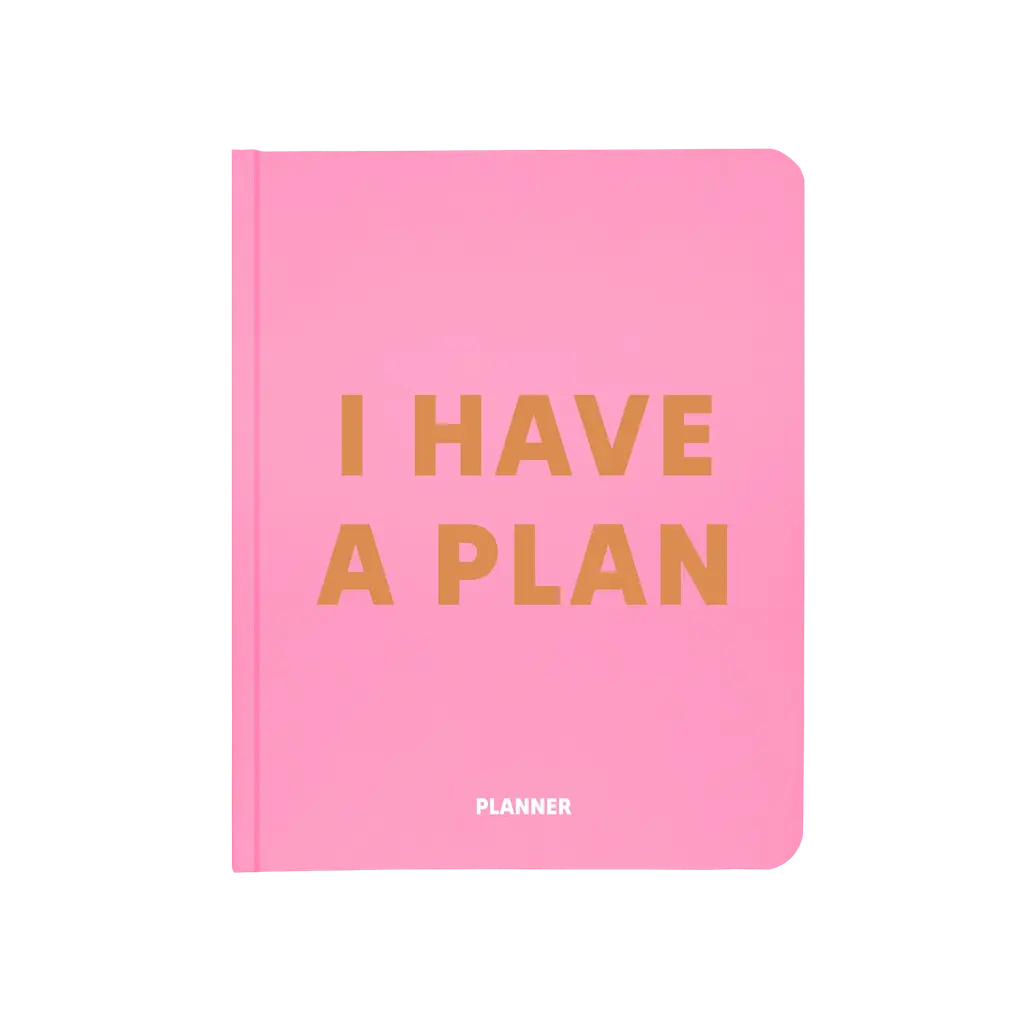 Обкладника "Блокнот для планування "I HAVE A PLAN" рожевий" Обкладинка "Блокнот для планування "I HAVE A PLAN" рожевий"