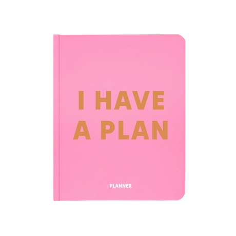 Блокнот для планування "I HAVE A PLAN" рожевий