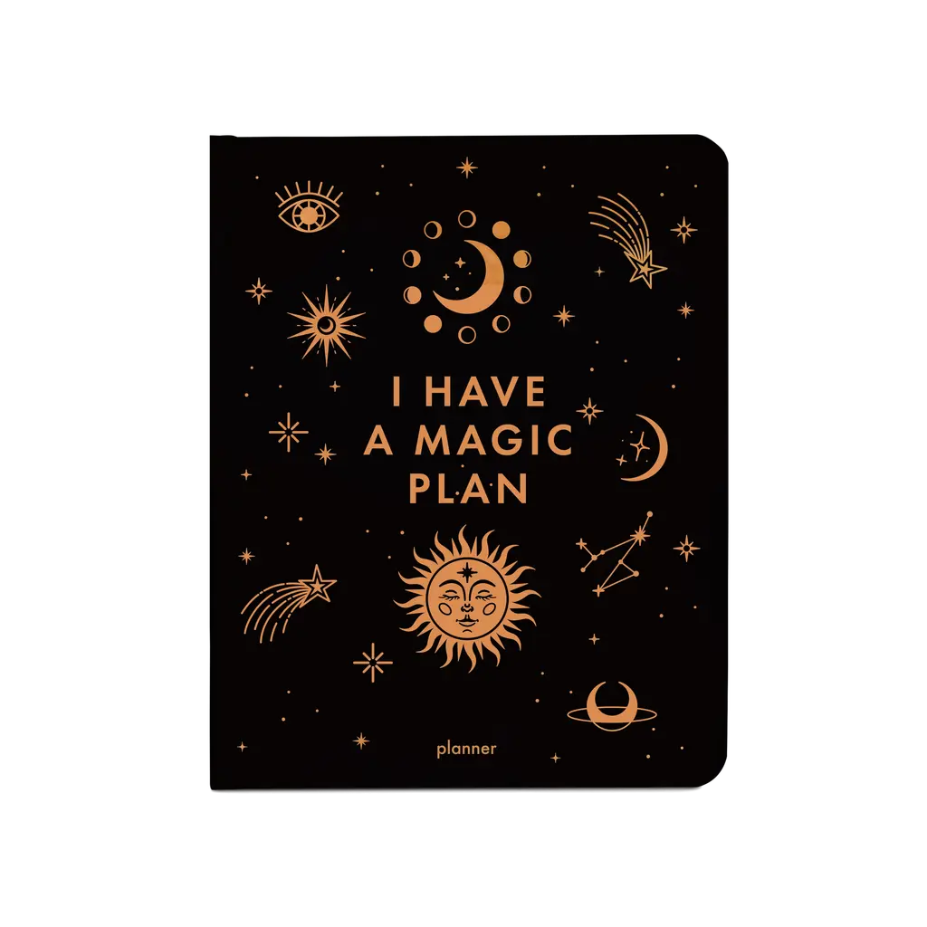 Обкладинка "Блокнот для планування "I have MAGIC plan" чорний"
