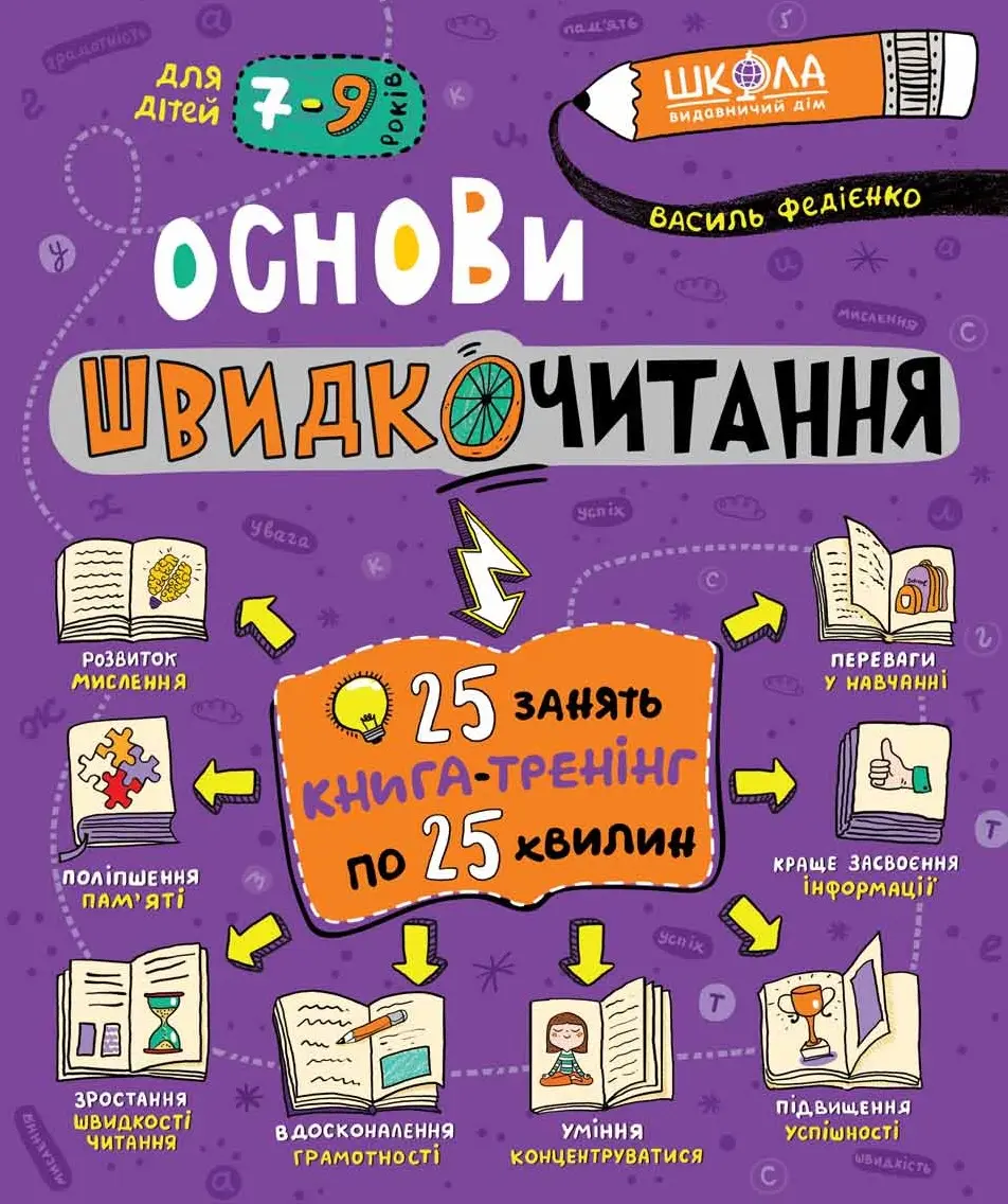 Обкладника "Основи швидкочитання" Обкладинка "Основи швидкочитання"