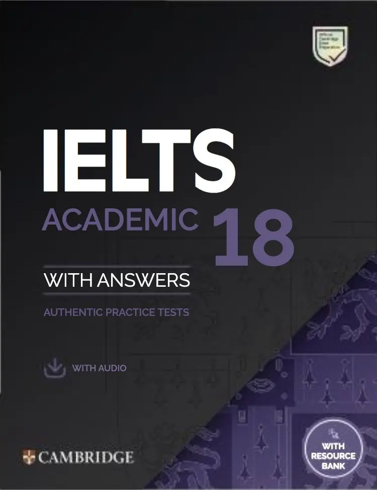 Обкладинка "Practice Tests IELTS 18 Academic with Answers, Downloadable Audio and Resource Bank"