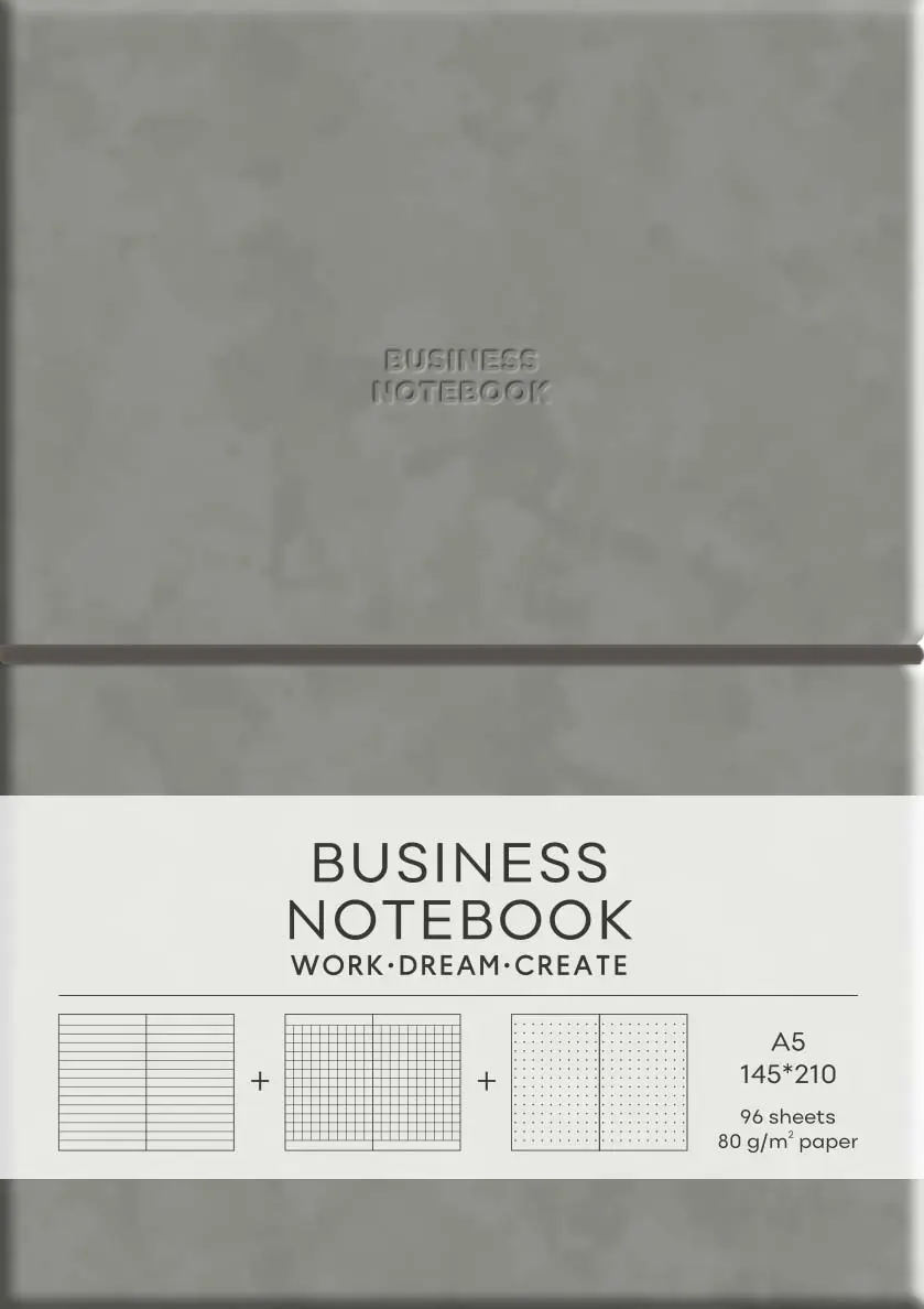 Обкладинка "Блокнот «Business». Grey"