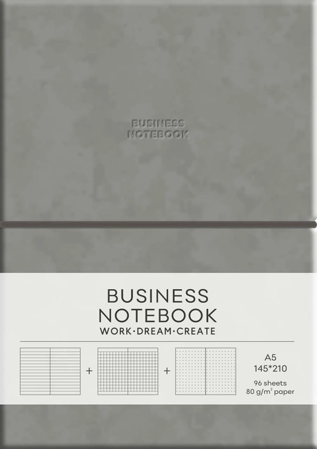 Блокнот «Business». Grey