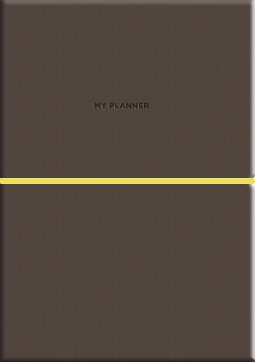 Обкладинка "Планер недатований (коричневий)"