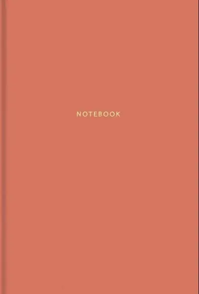 Зошит в інтегральній палітурці «Notebook» у лінійку (морквяний)