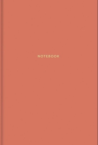 Зошит в інтегральній палітурці «Notebook» у лінійку (морквяний)