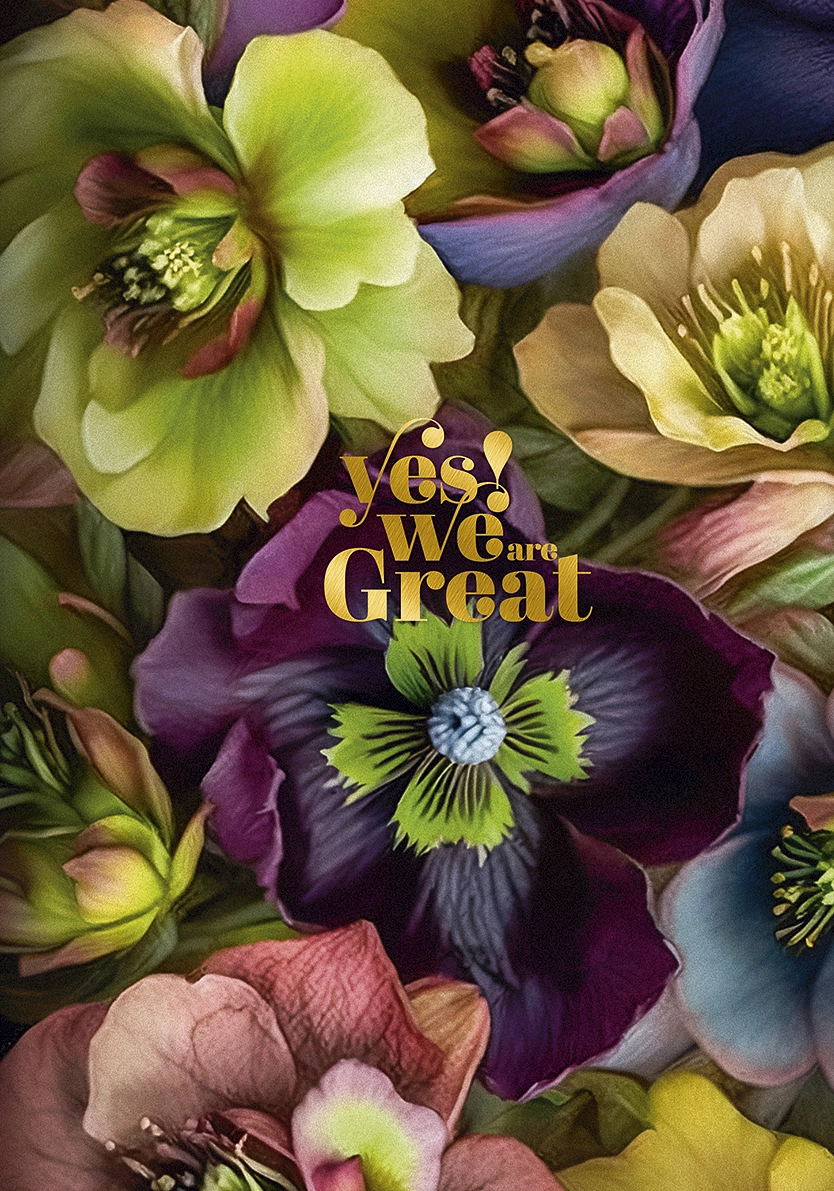 Обкладника "Зошит для ескізів «Yes! We are great» (зелений)" Обкладинка "Зошит для ескізів «Yes! We are great» (зелений)"