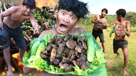 Primitive Wildlife: Survival Chicken Liver Cooking & Eating Adventure!