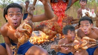 Lost in the Jungle: Watch this Primitive Boy Cook Something _Delicious!_