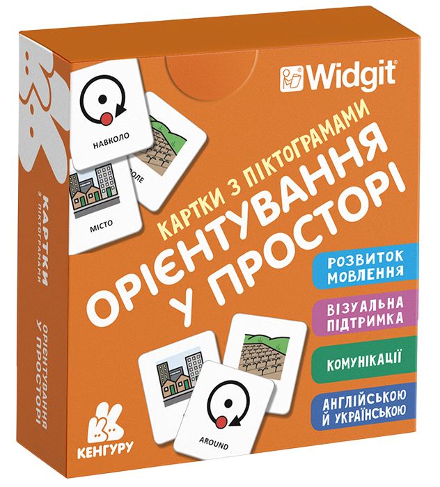 Обкладинка Картки з піктограмами. Орієнтування у просторі