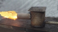 Waste oil burner. Oil burner for heating. Do not repeat!