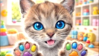 Cute Kitten - Little Cat Adventure with Kitten Fun Pet Care | Preschool Educational video for kids