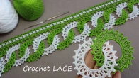 Beautiful and very easy to crochet LACE for beginners PATTERN circle Ленточное кружево крючком КАЙМА