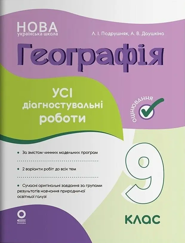 Географія. 9 клас. Усі діагностувальні роботи