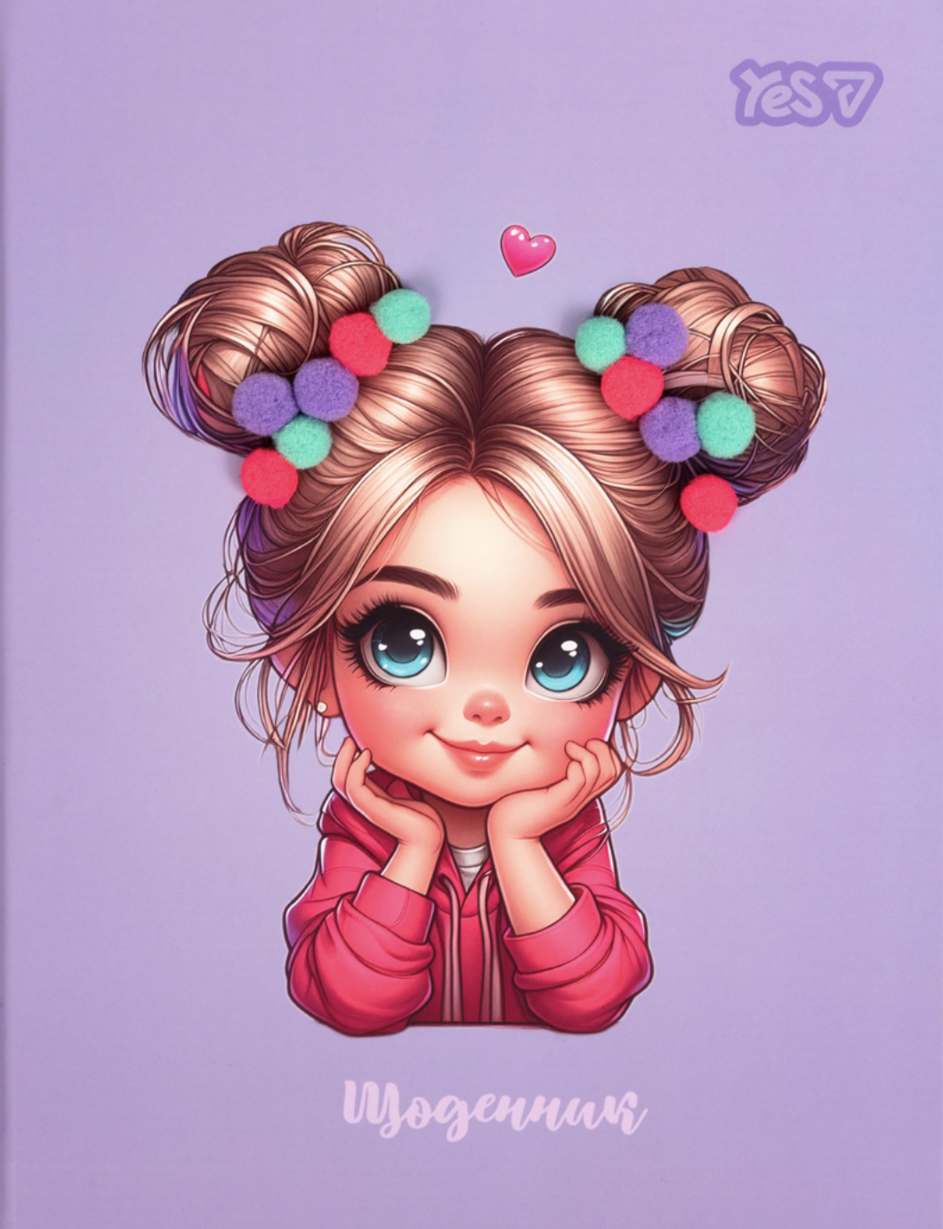 Щоденник шкільний YES Cute Girl 40 аркушів