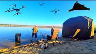 РИБАЛКА на САЗАНА під FPV-ДРОНАМИ та ШАХЕДАМИ з КРАЩИМ РИБАКОМ УКРАЇНИ. Чуть не потонули