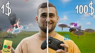 1$ vs 100$ ДРОН !