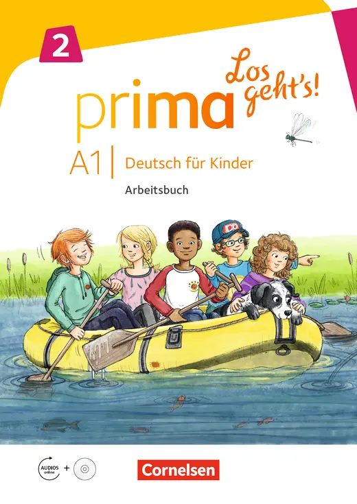 Обкладинка "Prima Los geht's! A1.2 Arbeitsbuch mit Audio-CD und Stickerbogen"