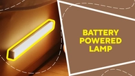 Battery powered lamp