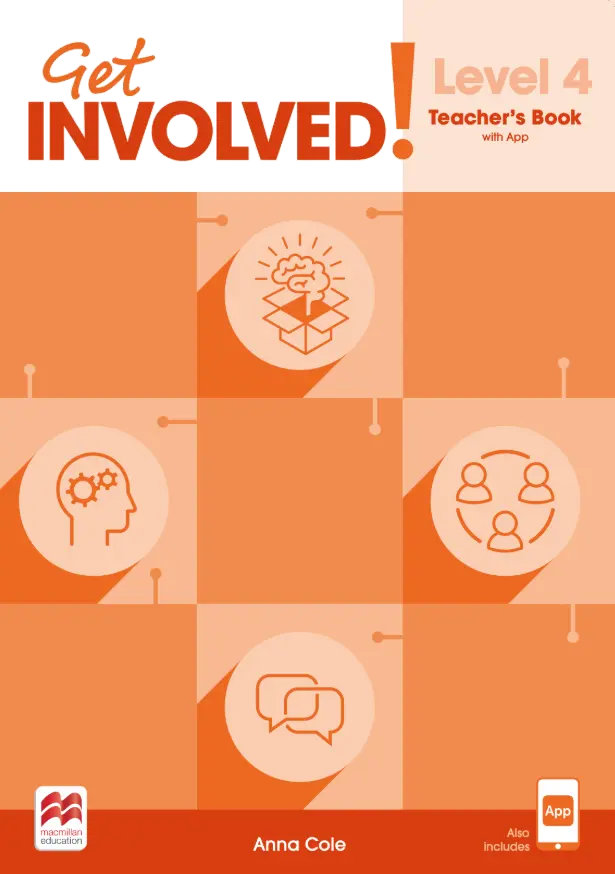 Обкладника "Get Involved for Ukraine 4 Teacher's Book with App" Обкладинка "Get Involved for Ukraine 4 Teacher's Book with App"