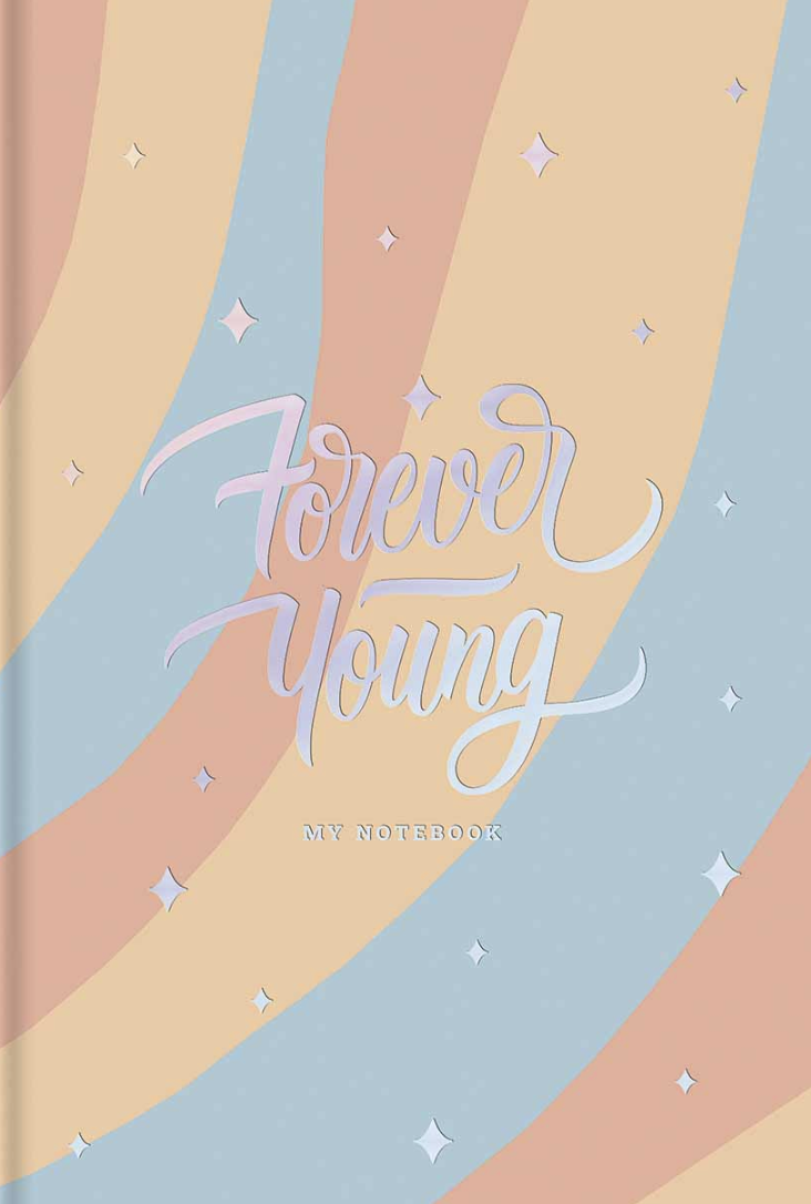 Зошит для записів у клітинку "Forever young"