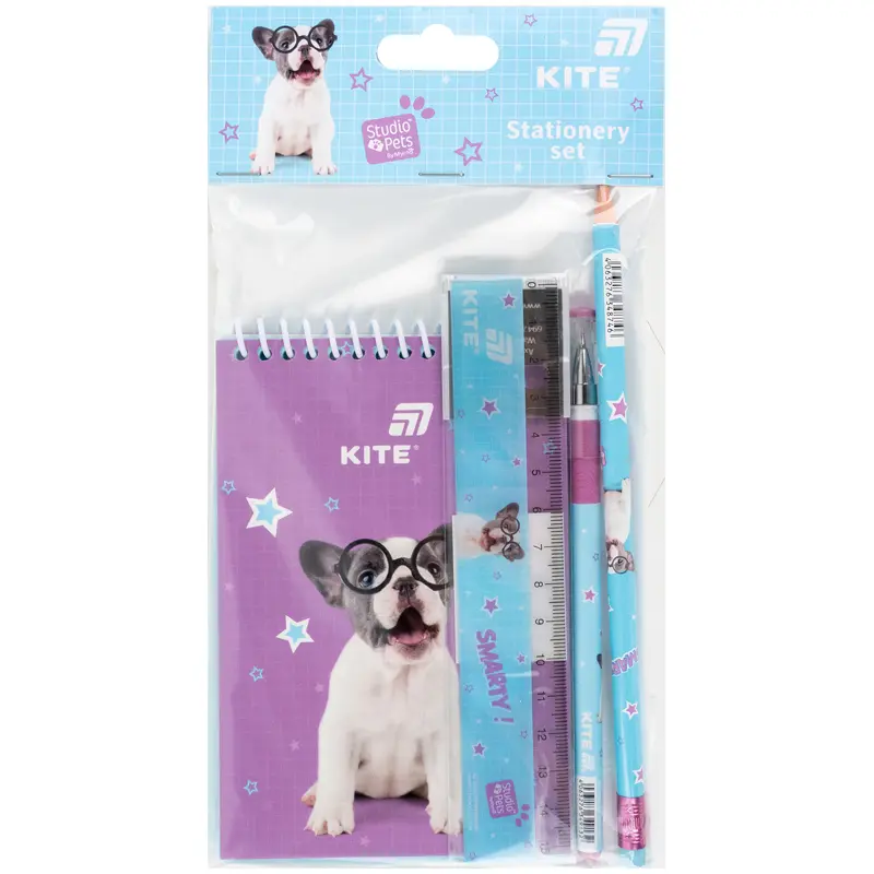 Набір канцтоварів Kite Studio Pets (4 предмети)